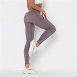 2020 Women New Gym Sports Leggings Women High Waist Push Up Elastics Yuga Pants Fitness Jogging Workout Running Leggins wear