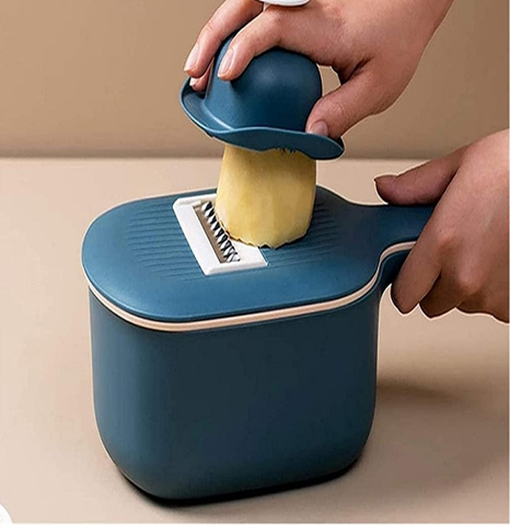 Mandoline coupe-légumes multifonctionnelle avec protection