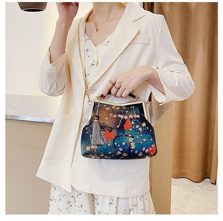 Sac à main Vintage à chaîne pour femmes, à frange, à bandoulière, Chic, de styliste