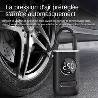 Car Air Pump Portable Mini Self Propelled Electric Tire Pump Air Pump Handheld Wireless Digital Display Charging Pump