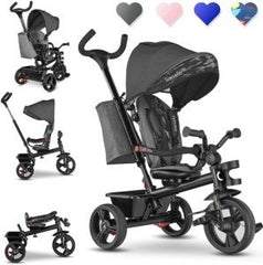 Tricycle Génial Pliable pour Enfant Multifonctions