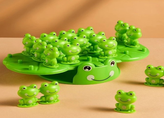 Balance Grenouille Montessori - Jeu Maths Comptage Enfant