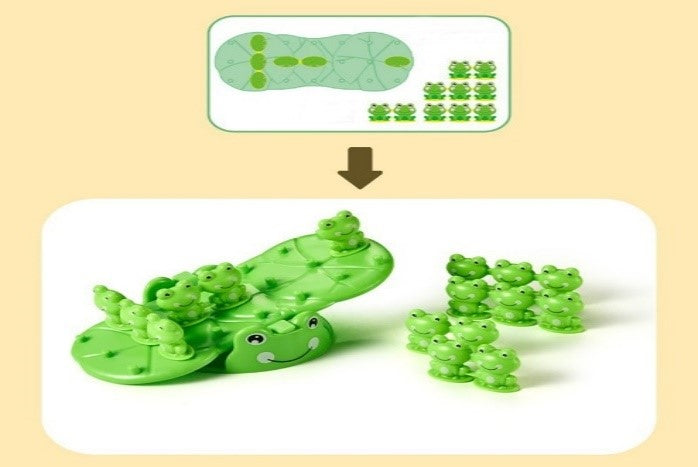 Jouets de maths Montessori, Balance grenouille, poids, jeu de société numérique, apprentissage éducatif pour bébé, jouets de comptage pour enfants