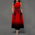 Robe longue élégante pour femme – Idéale bureau et sorties estivales