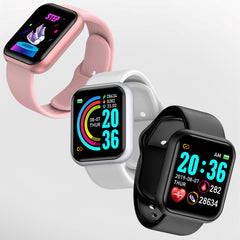Montre connectée pour hommes femmes enfants, fréquence cardiaque, pression artérielle, horloge, connexion Bluetooth, activité physique, mouvement, Android IOS