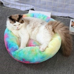 Lit peluche pour animaux de compagnie