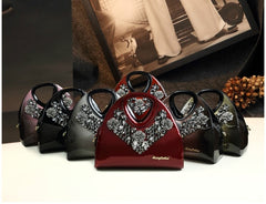Sac à main de luxe en diamant pour femmes, sac à chaussons en cuir véritable, fourre-tout à épaule de fête, nouvelle collection