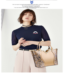 Sac à main de luxe en diamant pour femmes, sac à chaussons en cuir véritable, fourre-tout à épaule de fête, nouvelle collection